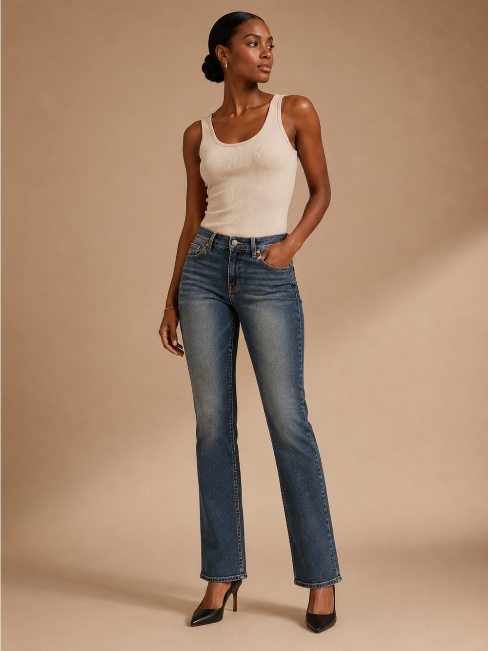 Lucky Brand Sweet N Low Straight Leg Jeans Women’s Size 6 Blue Denim Ultra